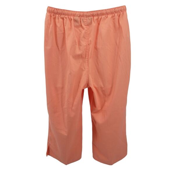 Paradise Bay‎ Women's Coral Drawstring Bermuda Shorts Sz 16 Misses Elastic Waist - Picture 4 of 6
